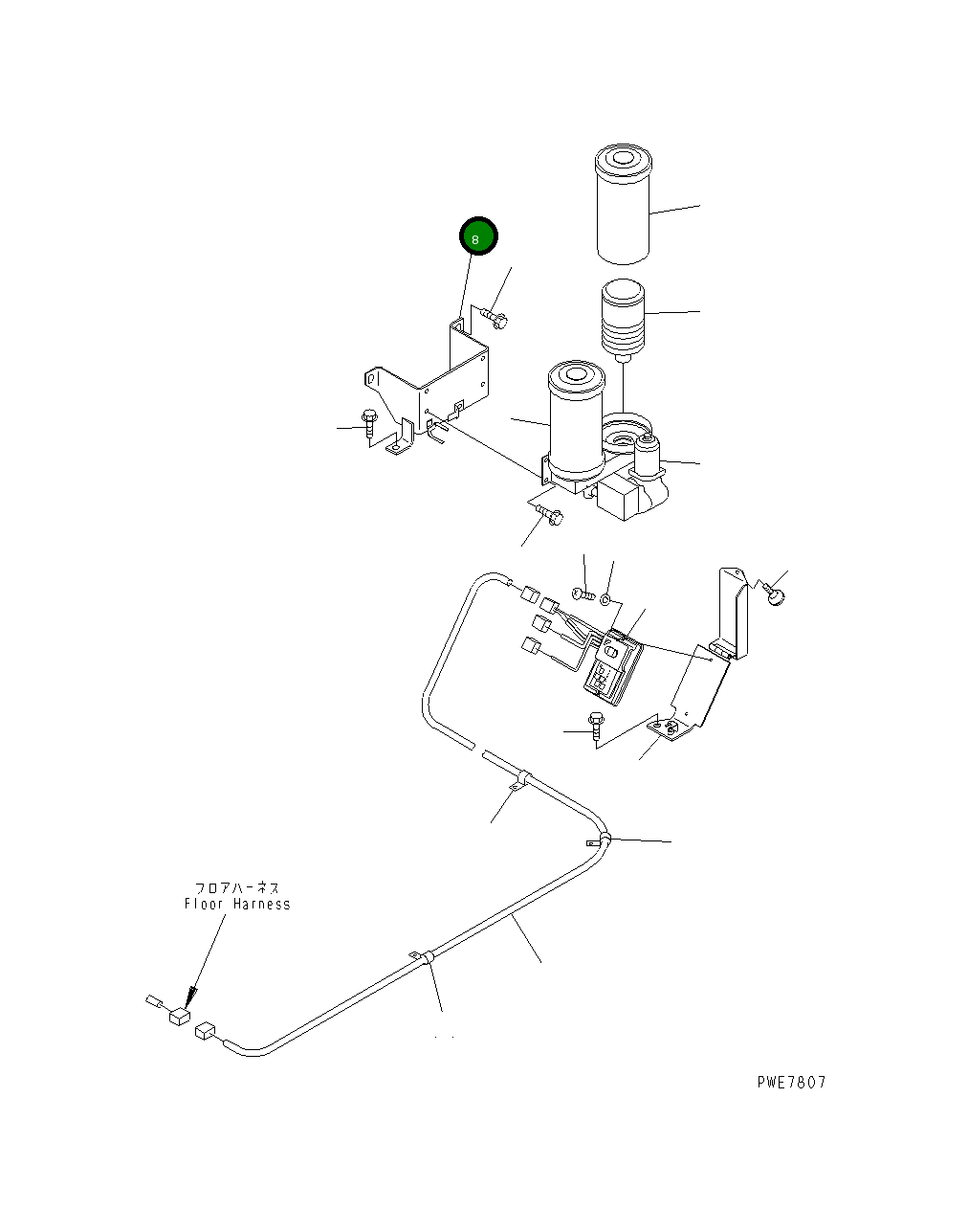 Кронштейн 426-S95-2211 Komatsu