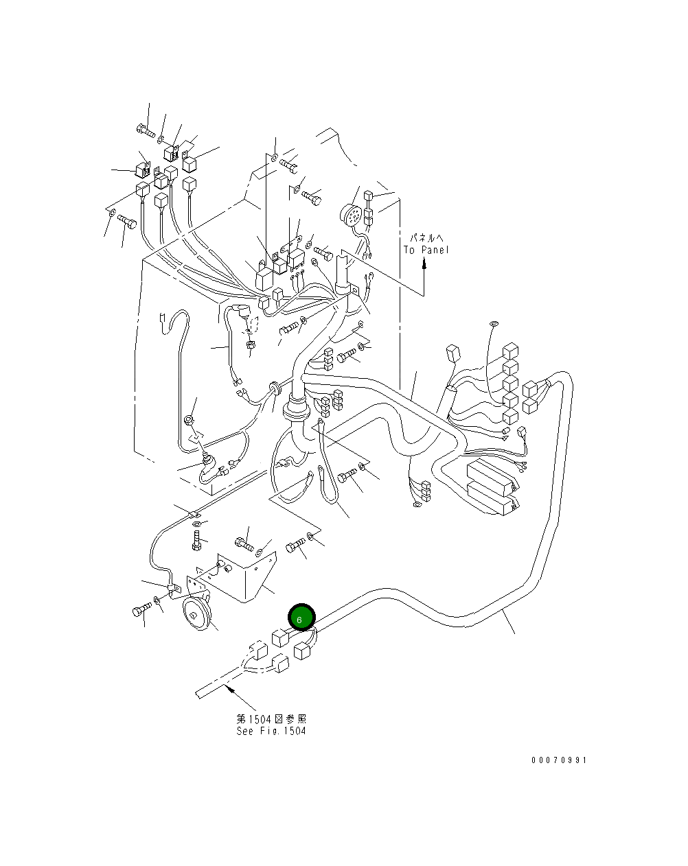 Кронштейн 234-06-61140 Komatsu