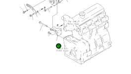 Кронштейн 6204-81-6540 Komatsu