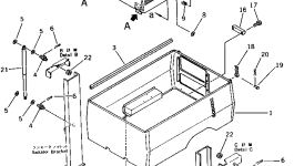 Корпус, в сборе M721038700600 Komatsu