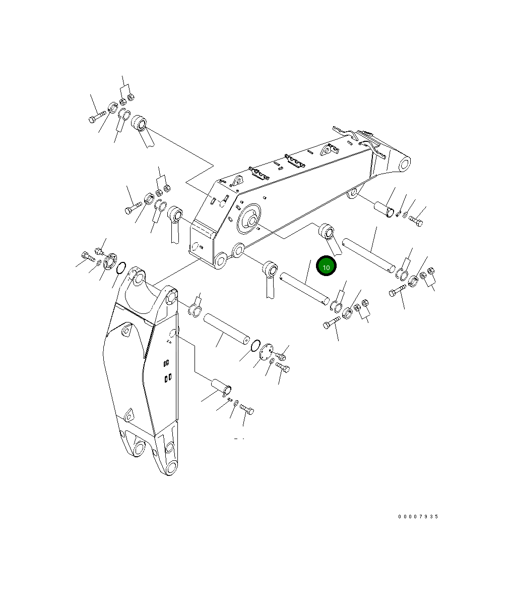 Палец 21M-72-11290 Komatsu