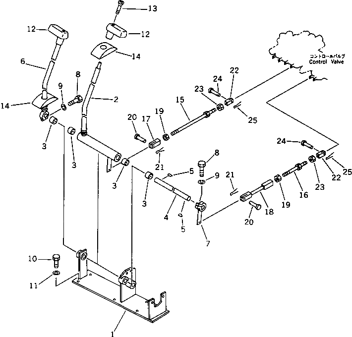 Кронштейн 20R-43-41410 Komatsu