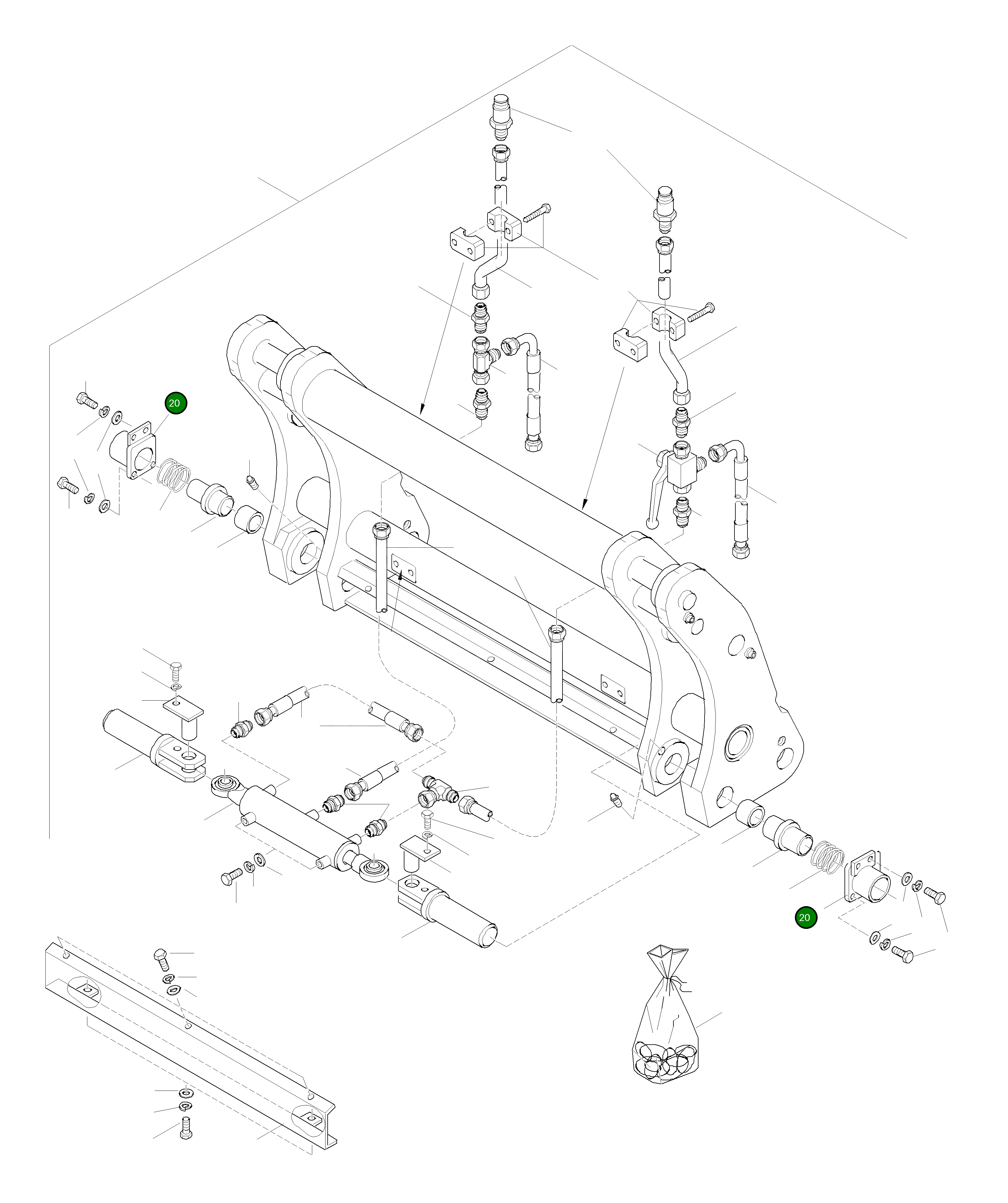 Корпус 421-70-H0P08 Komatsu
