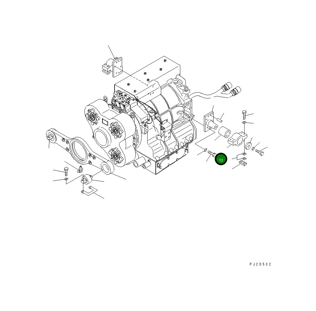 Кронштейн 569-16-82130 Komatsu