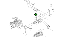 Клипса 07283-31087 Komatsu