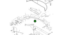 Лист 21W-54-31424 Komatsu