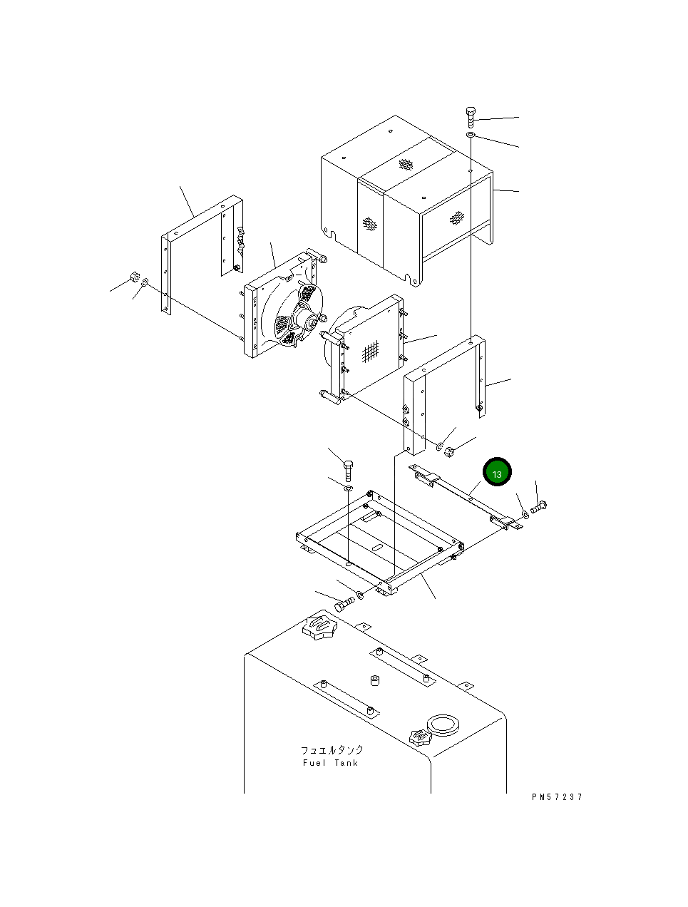 Кронштейн 23A-809-2310 Komatsu