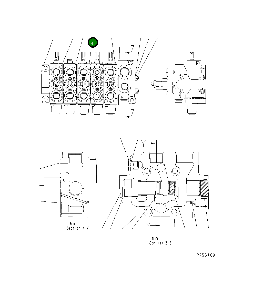 Корпус сочленения, в сборе UC4100547988 Komatsu