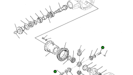 Палец 21D-23-11340 Komatsu