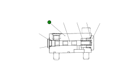 Корпус 1100566809 Komatsu