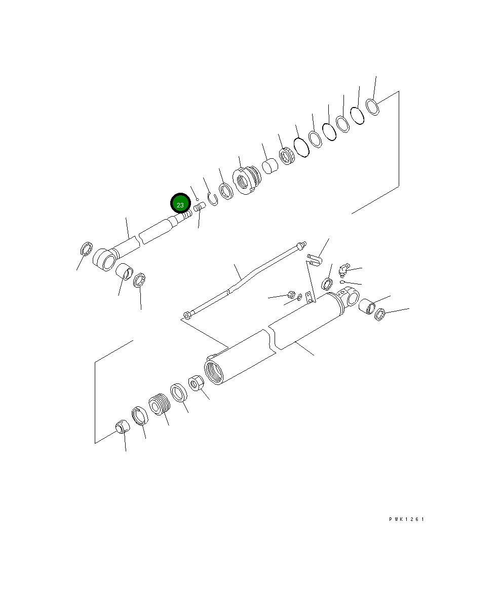 Колпак 707-71-91280 Komatsu