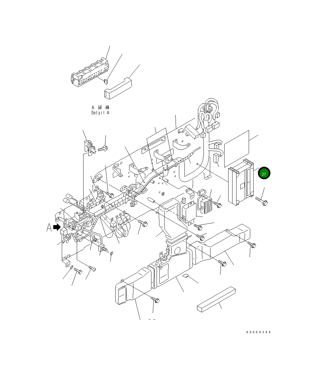 Контроллер 7834-24-3003 Komatsu