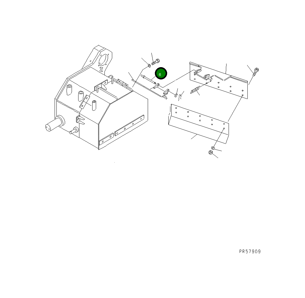Палец 26A-873-1250 Komatsu