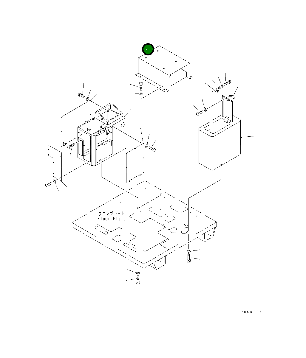 Кронштейн 235-54-31561 Komatsu