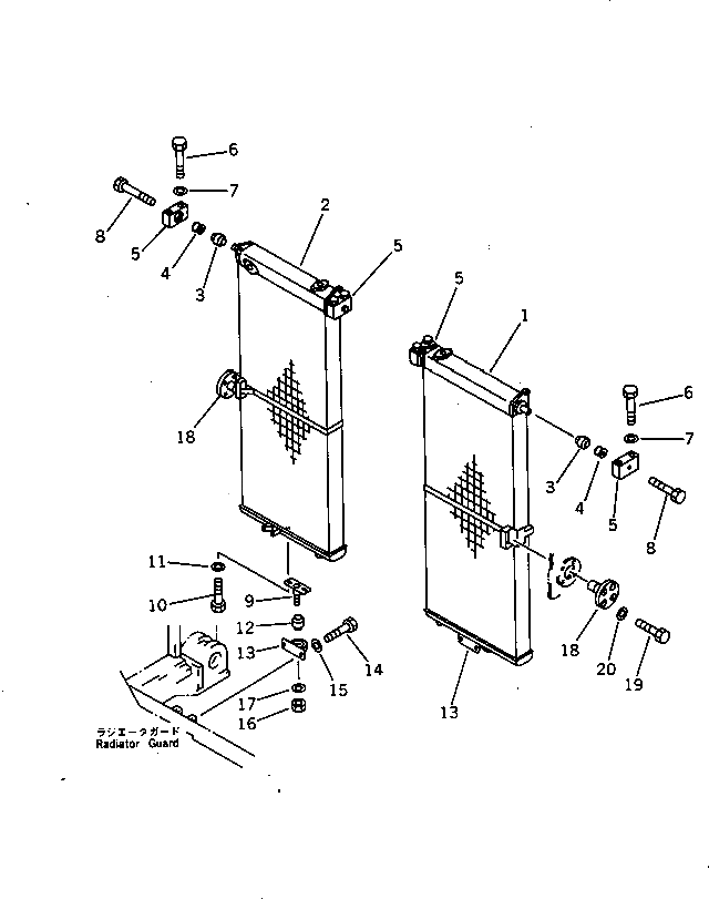 Кронштейн 19M-03-11610 Komatsu