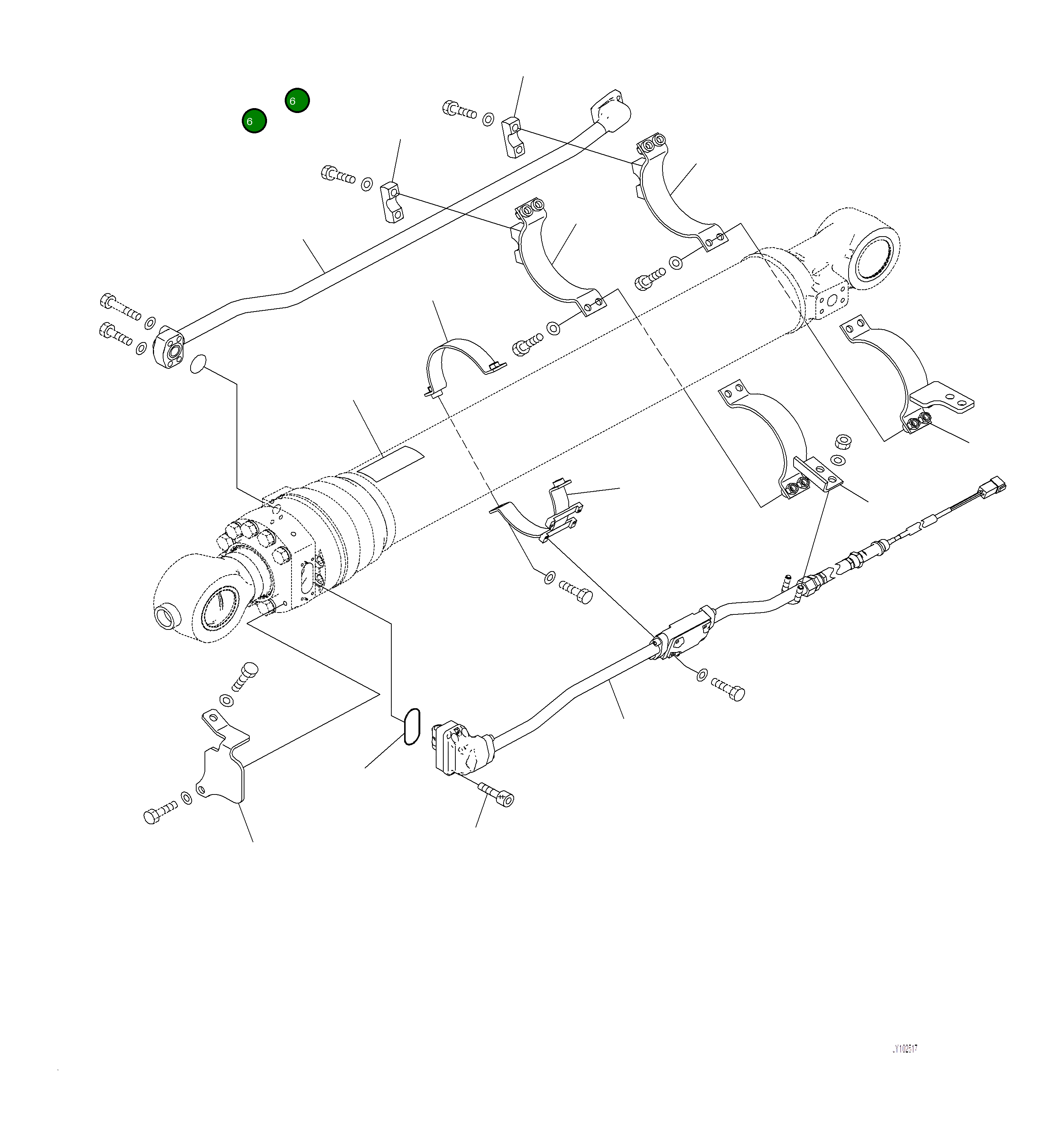 Кронштейн 707-88-53120 Komatsu