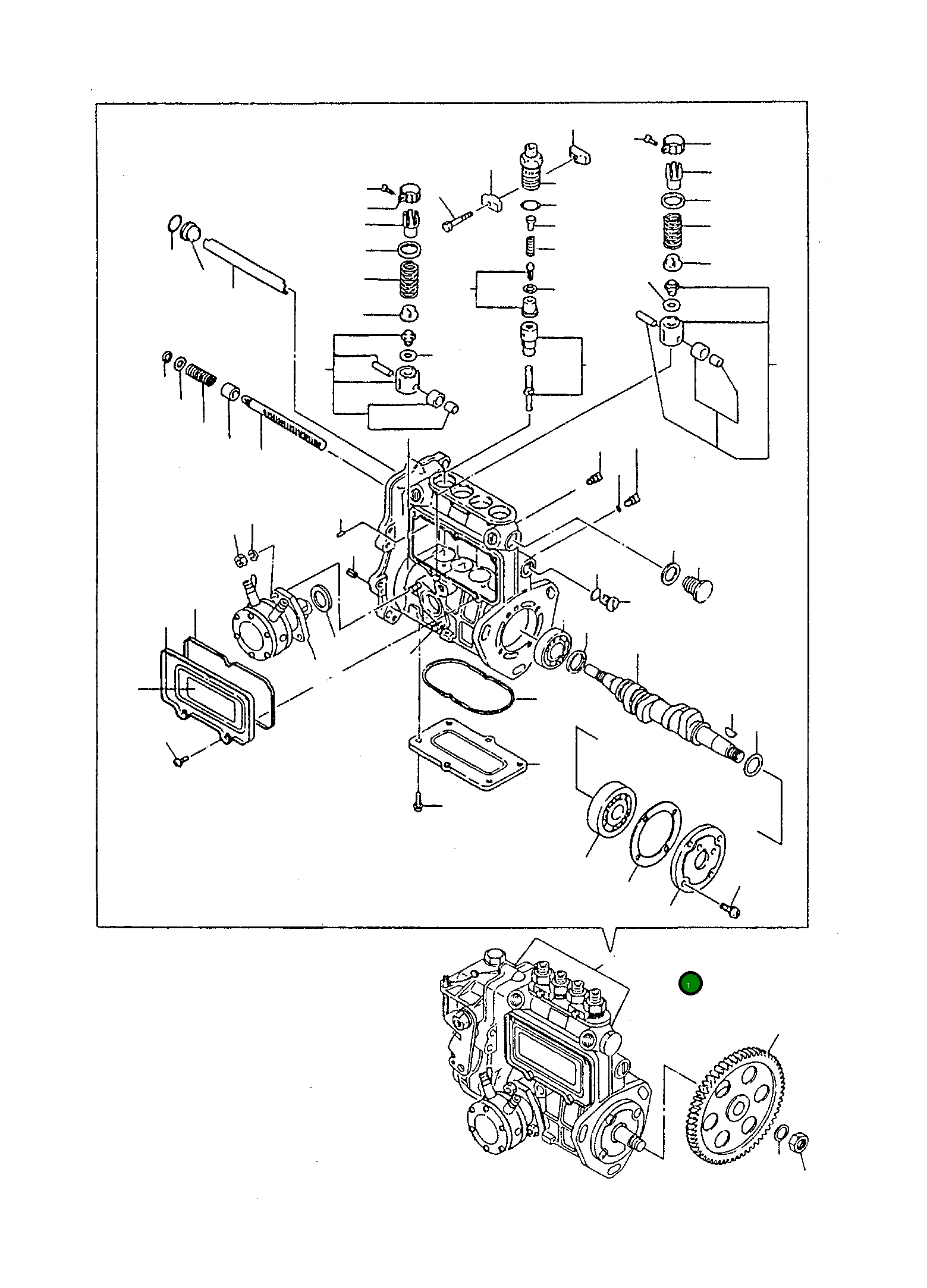 Насос YMR000601 Komatsu