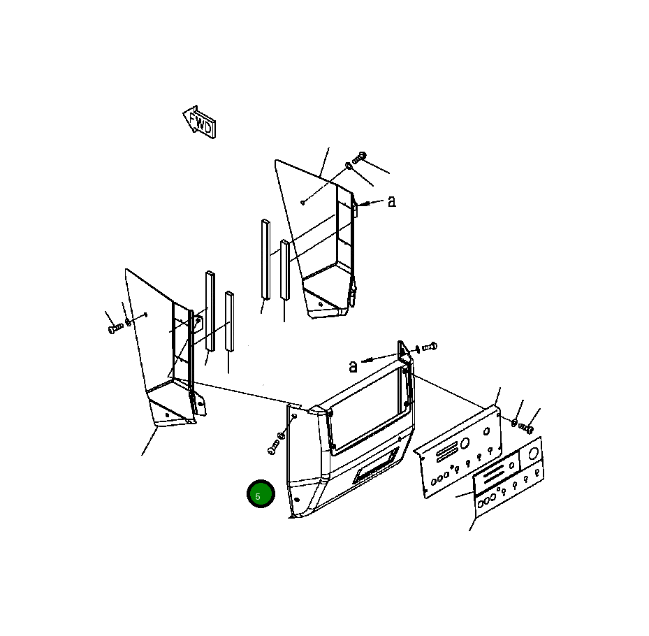 Лист 17A-Z11-7650 Komatsu