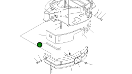 Лист 22F-54-11540 Komatsu