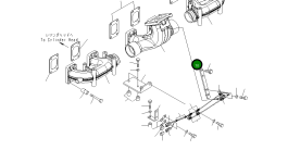 Кронштейн 6245-81-9280 Komatsu