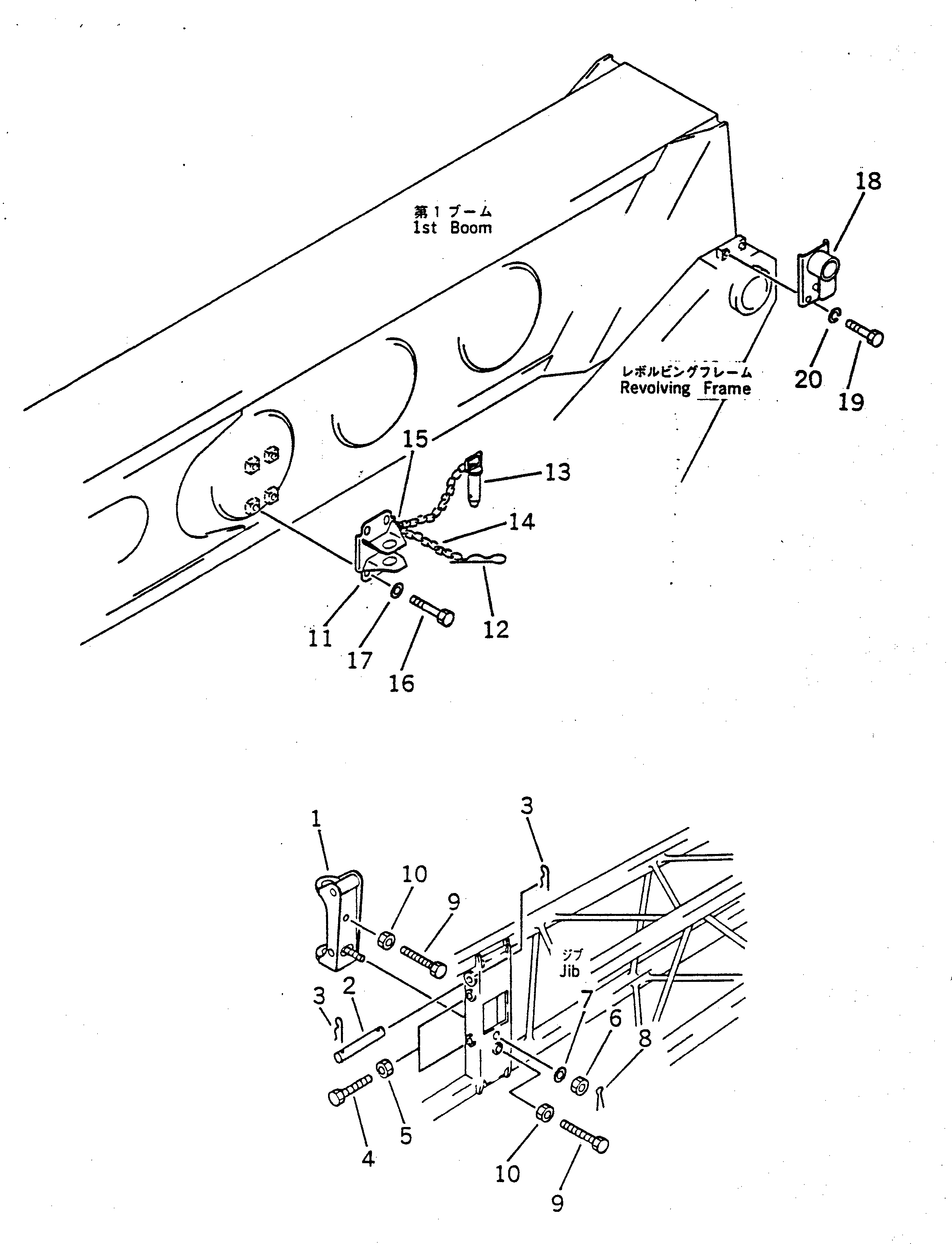 Палец 22W-70-25490 Komatsu