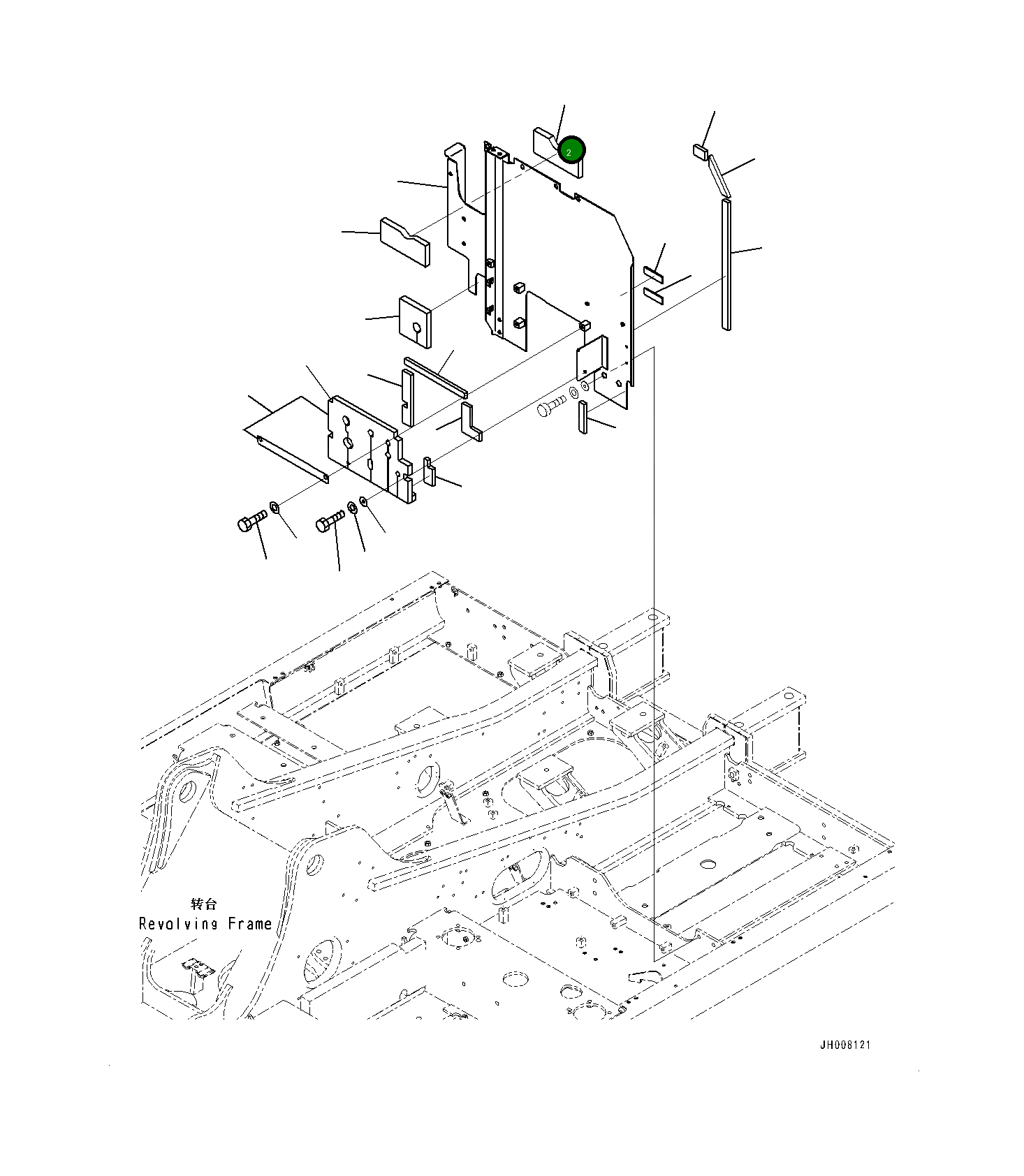 Лист 205-54-33560 Komatsu