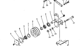 Кронштейн 6711-61-2761 Komatsu