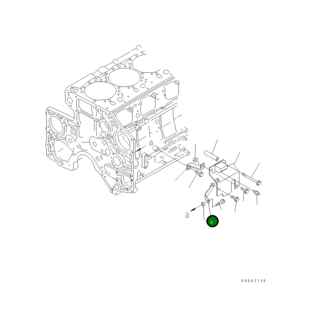 Кронштейн 6212-72-3990 Komatsu