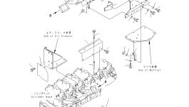 Кронштейн 6217-11-9520 Komatsu