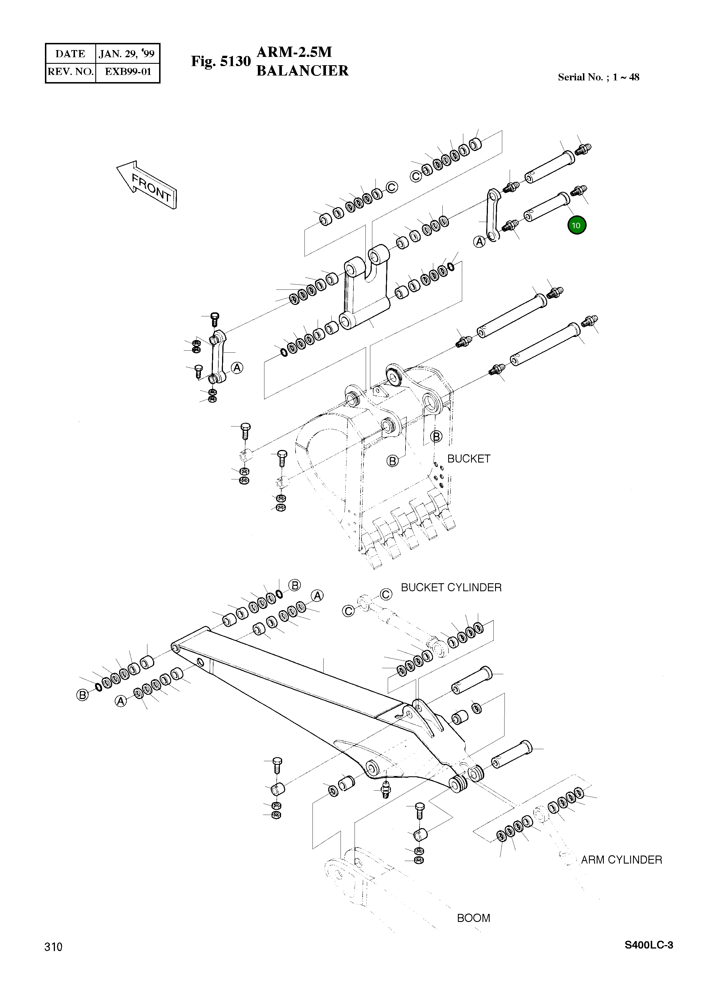 Палец 2123-4199 Komatsu