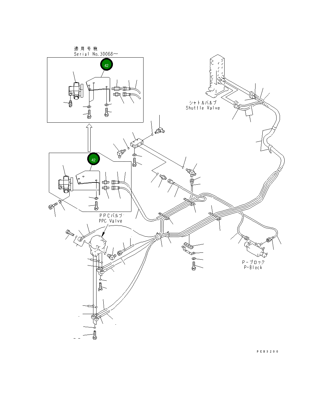 Кронштейн 208-06-61230 Komatsu