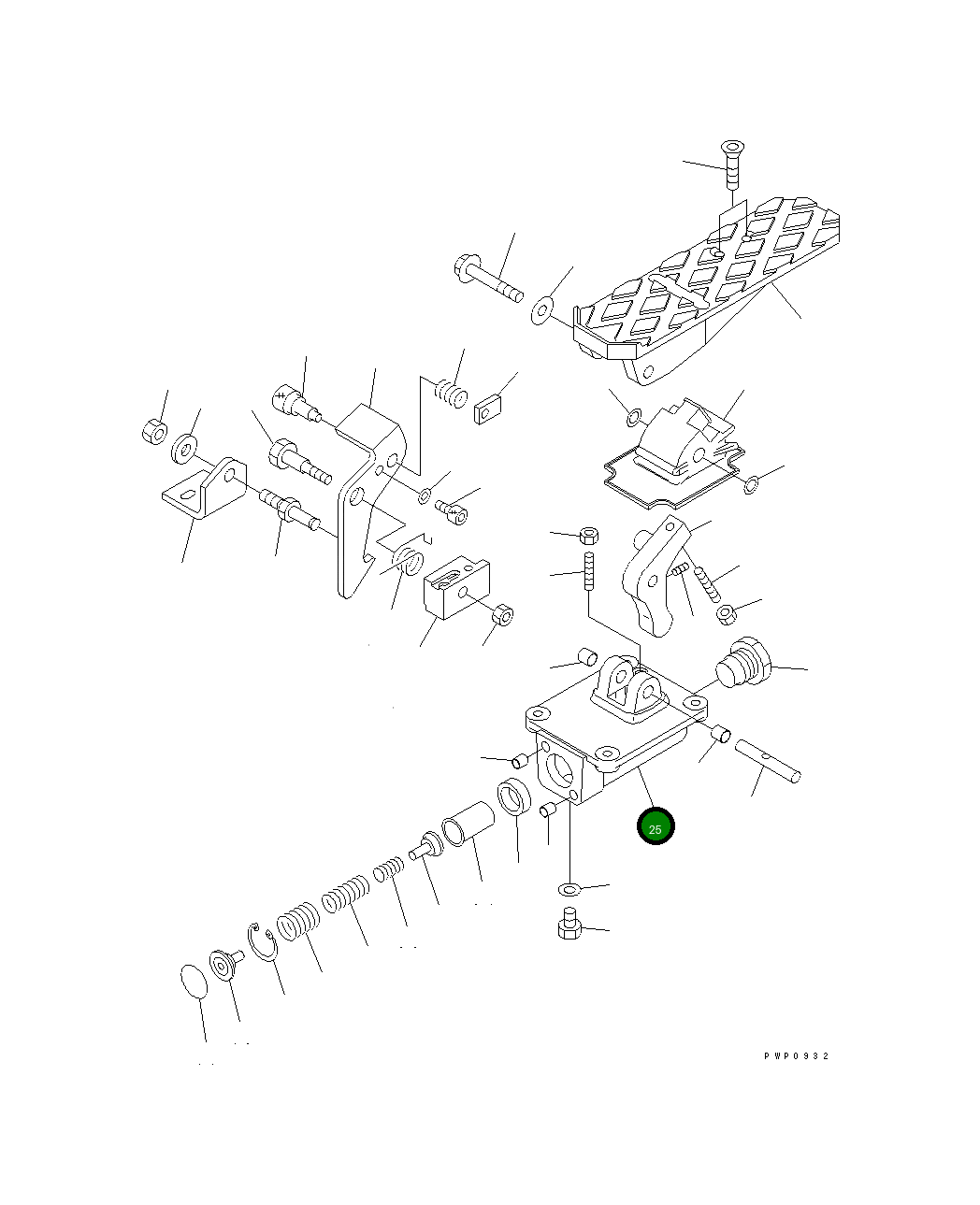 Корпус 20E-60-K6160 Komatsu