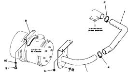 Трубка 205-01-66110 Komatsu
