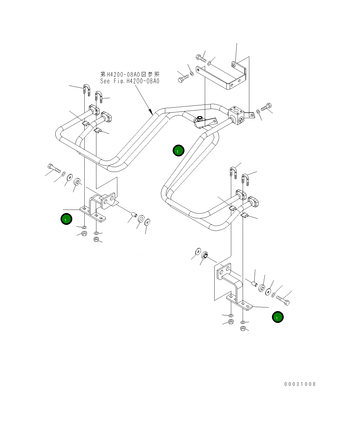 Кронштейн 423-62-33911 Komatsu