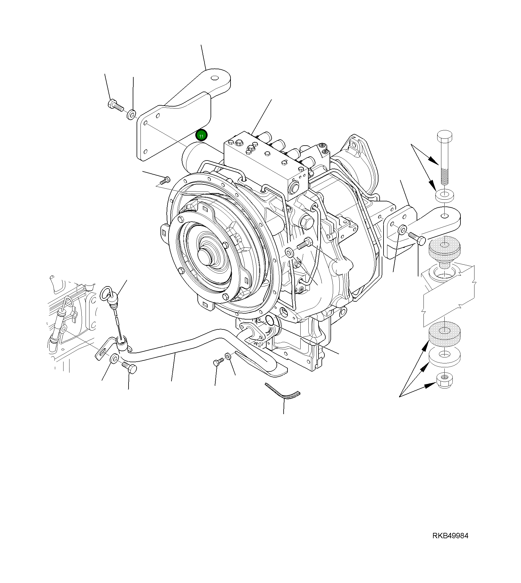 Опора 42N-01-11760 Komatsu