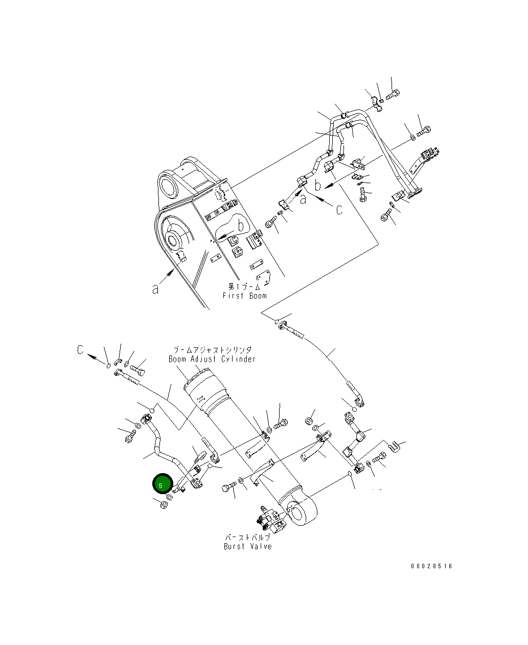 Кронштейн 22U-62-28110 Komatsu