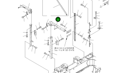 Кронштейн 21T-54-73785 Komatsu