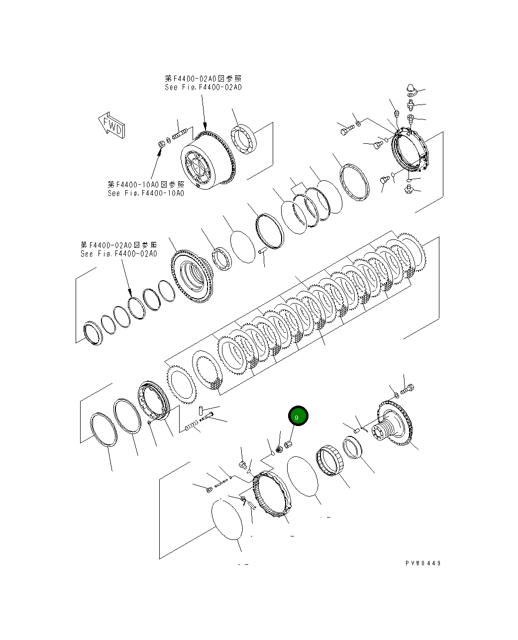 Колпак 42C-33-12141 Komatsu