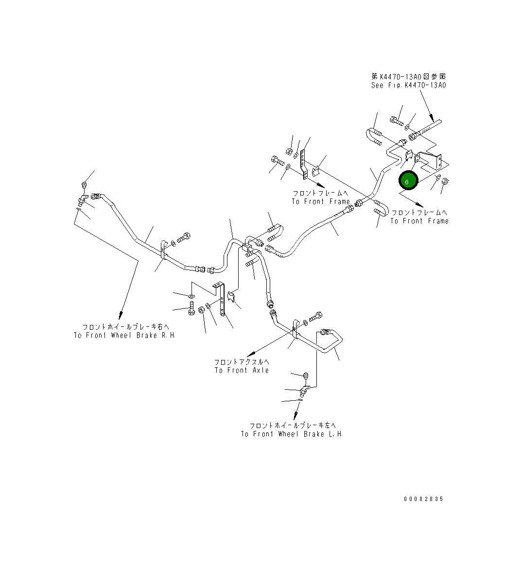 Кронштейн 427-S05-3761 Komatsu