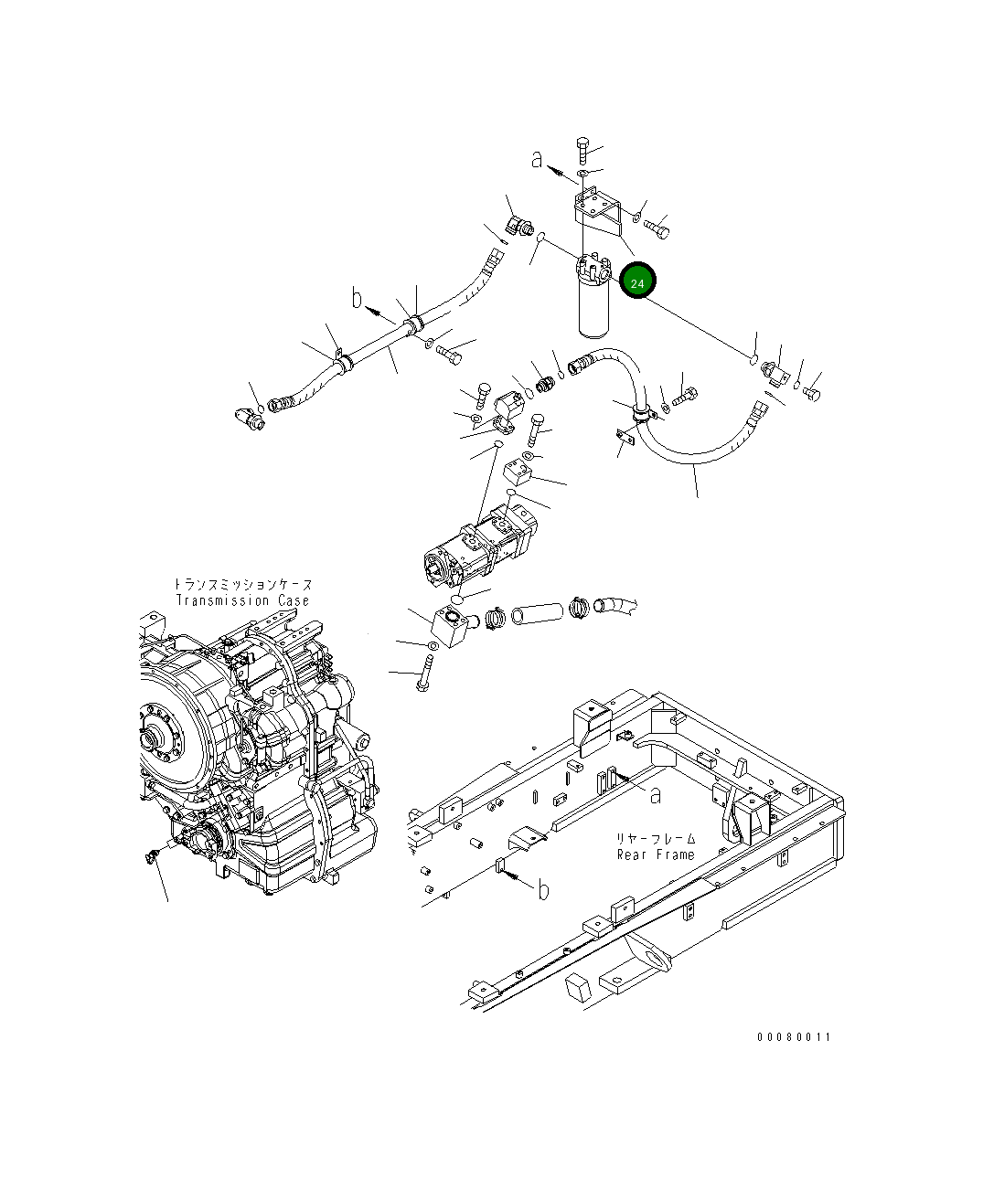Кронштейн 23B-16-53131 Komatsu
