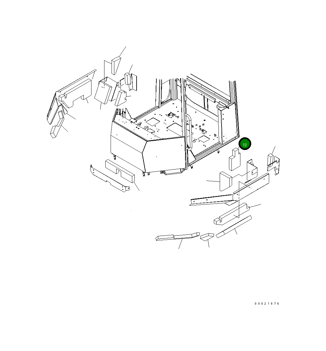 Лист 418-54-35130 Komatsu