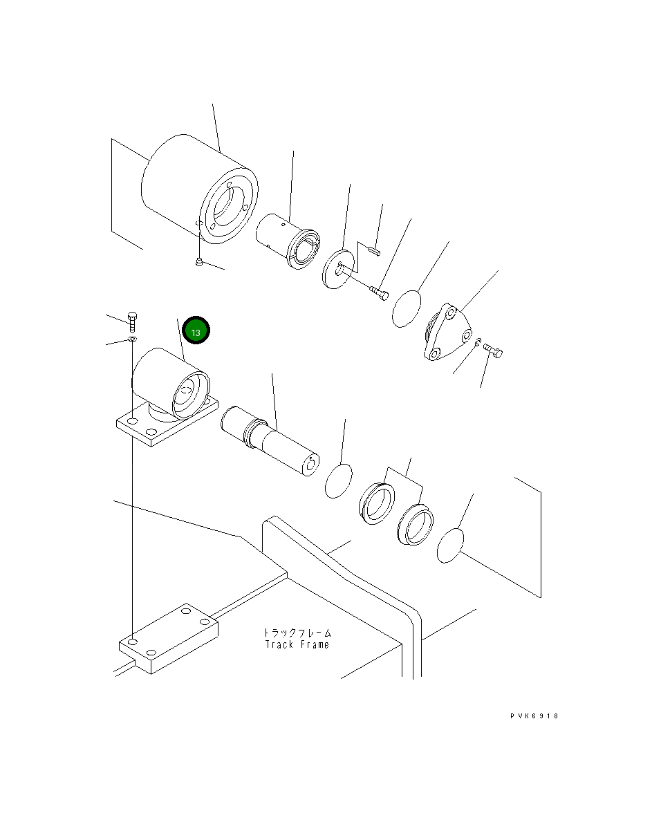 Опора 13S-30-14110 Komatsu
