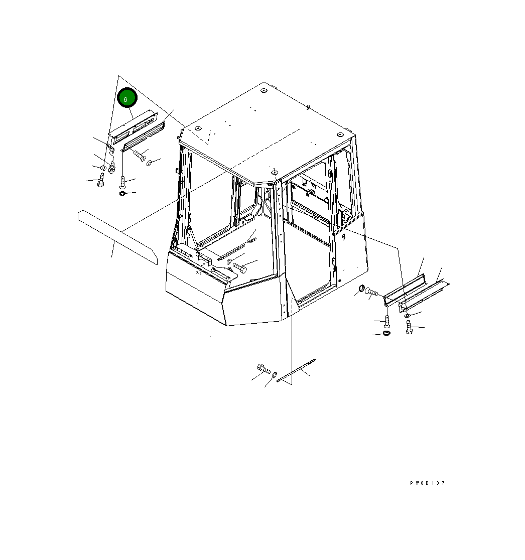 Кронштейн 421-926-3433 Komatsu