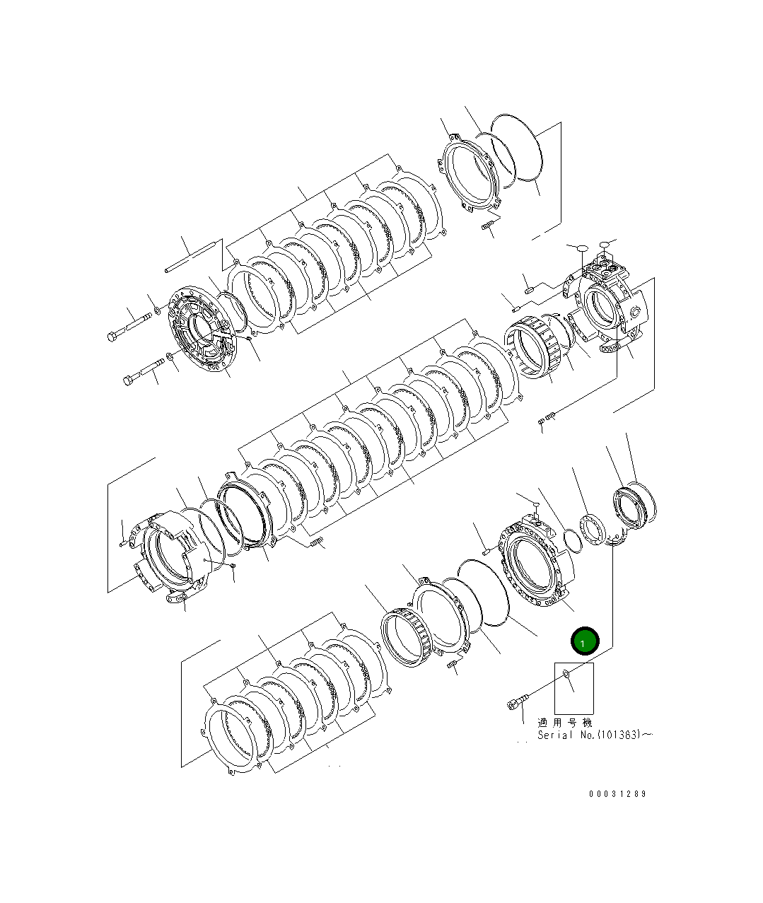 Корпус 14X-15-38150 Komatsu