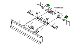 Палец 22P-71-11120 Komatsu