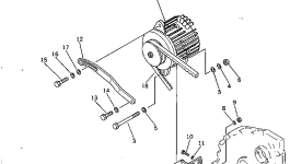 Кронштейн 6710-21-6350 Komatsu
