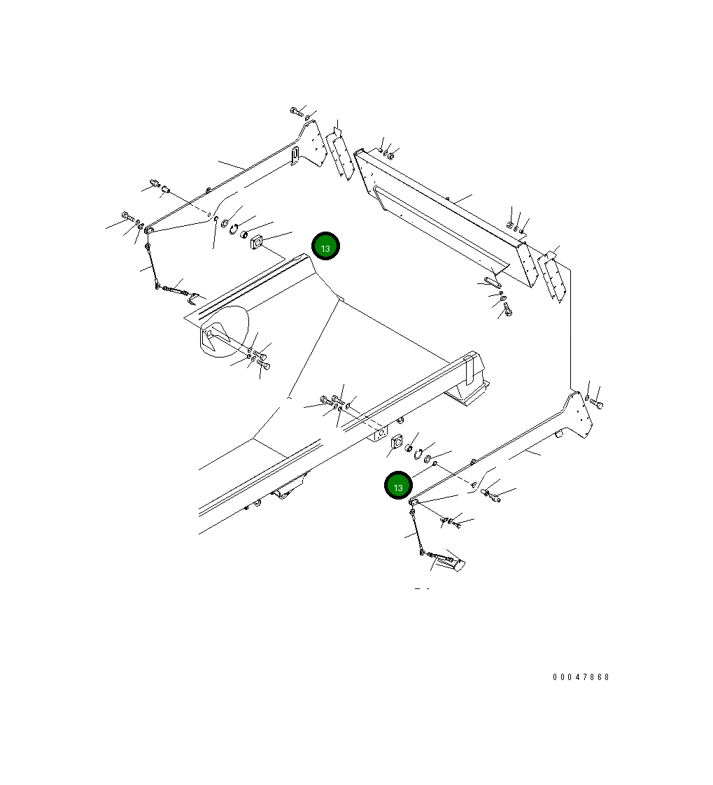 Корпус 56D-83-16150 Komatsu