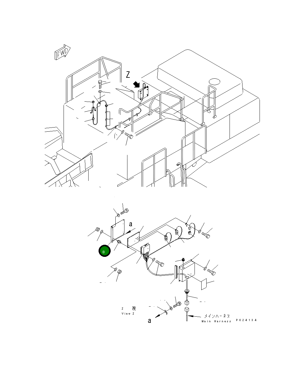 Кронштейн 8221-06-1550 Komatsu