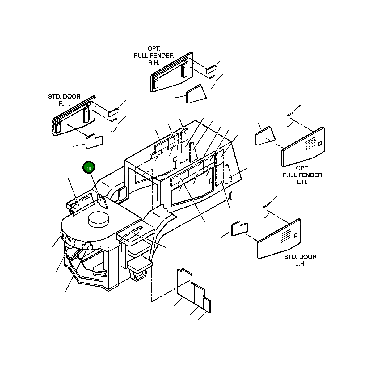 Лист 423-54-A1950 Komatsu