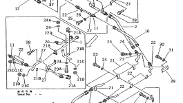 Трубка 427-35-11484 Komatsu
